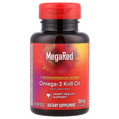 Schiff, MegaRed®, Omega-3 Krill Oil, Vanilla, 350 mg, 130 Softgels