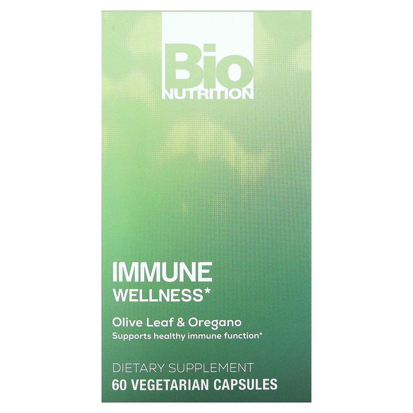 Bio Nutrition, Immune Wellness, Olive Leaf & Oregano, 60 Vegetarian Capsules