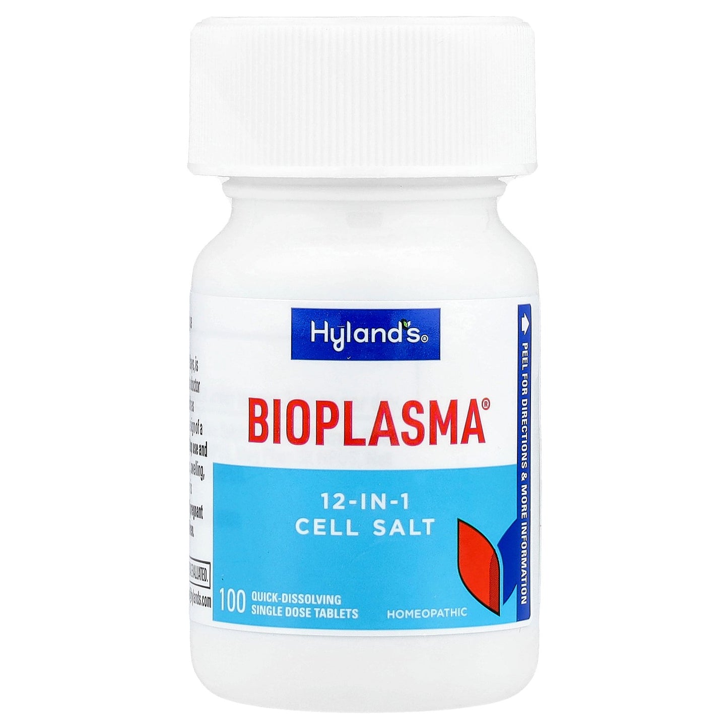 Hyland's Naturals, Bioplasma®, 12-In-1 Cell Salt, 100 Quick-Dissolving Single Tablet Doses