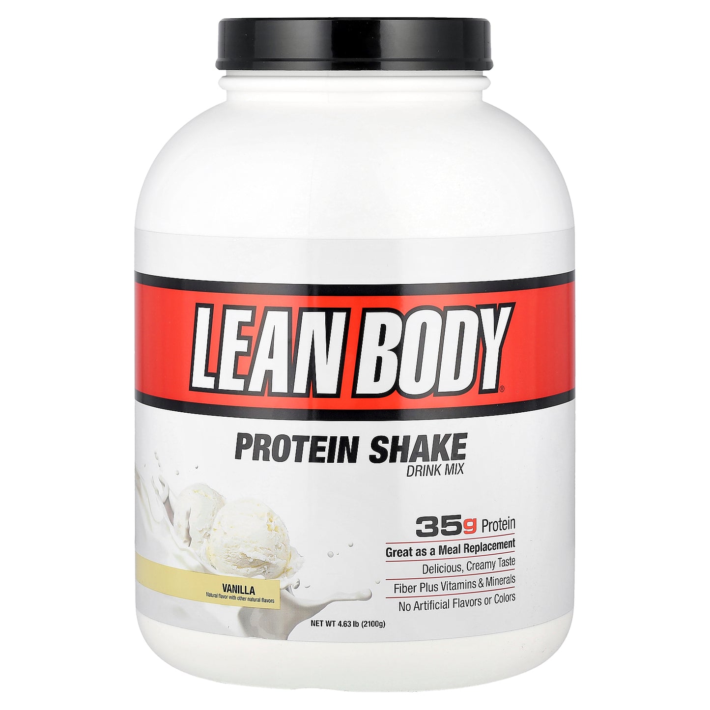 Labrada Nutrition, Lean Body, Protein Shake Drink Mix, Vanilla, 4.63 lbs (2,100 g)