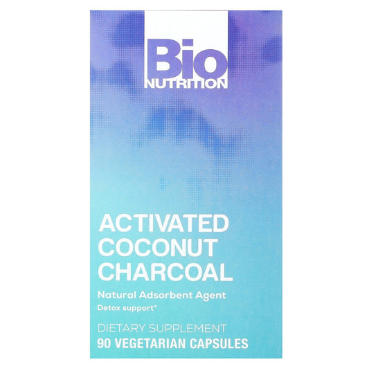 Bio Nutrition, Activated Coconut Charcoal, 90 Vegetarian Capsules (260 mg per Capsule)