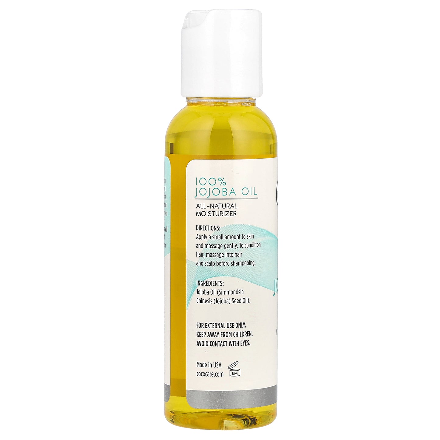 Cococare, 100% Jojoba Oil, 2 fl oz (60 ml)