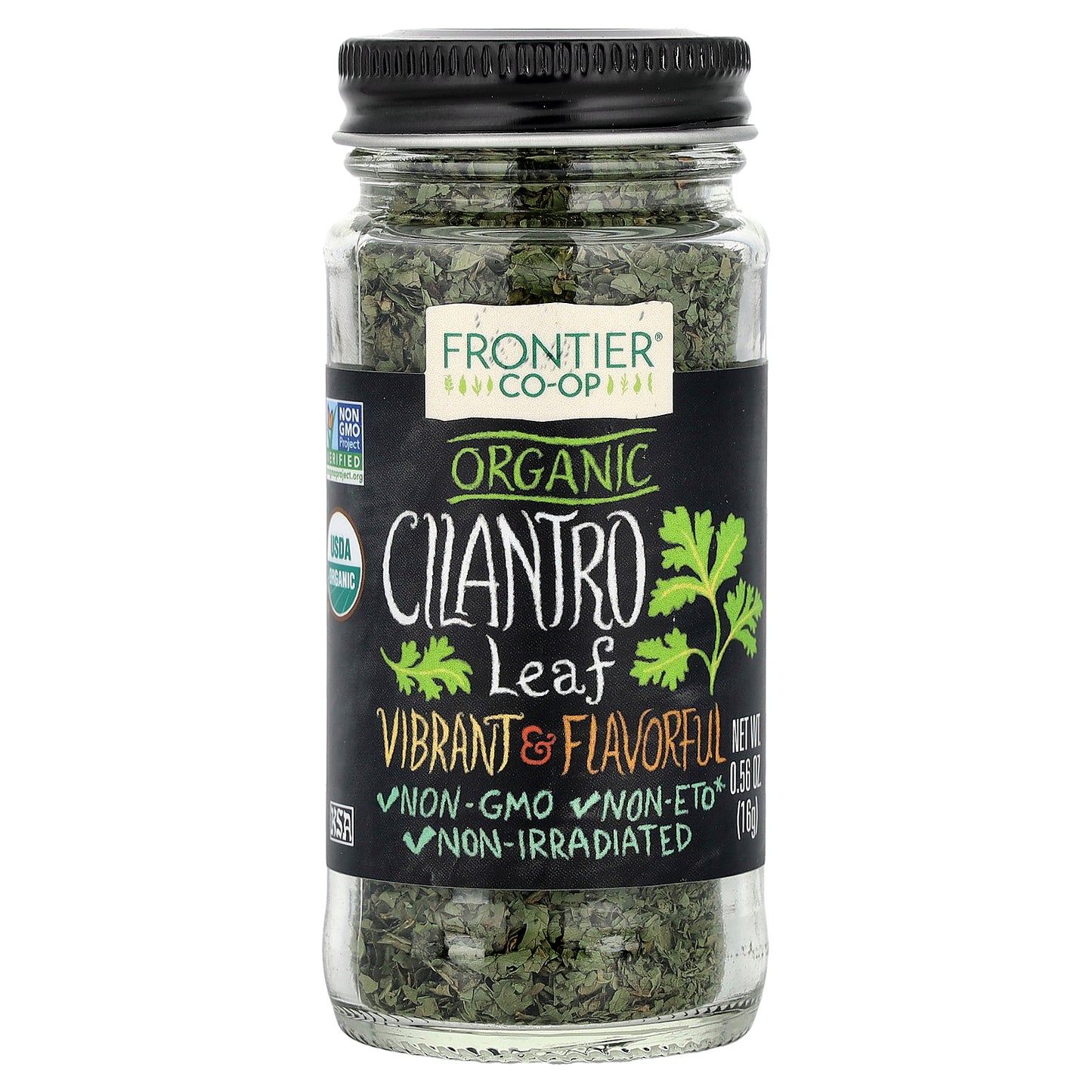 Frontier Co-op, Organic Cilantro Leaf, 0.56 oz (16 g)