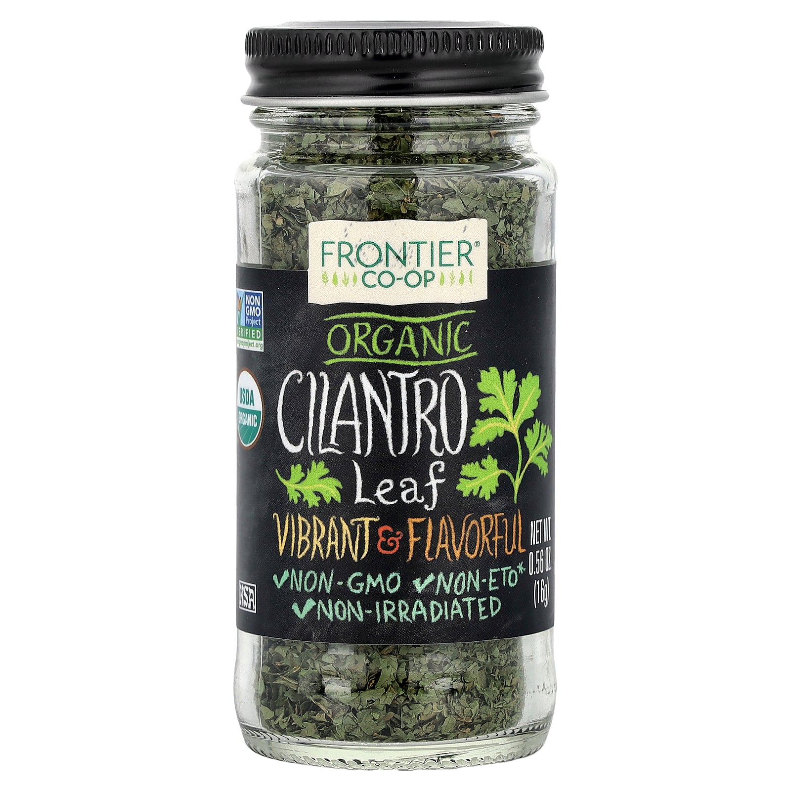 Frontier Co-op, Organic Cilantro Leaf, 0.56 oz (16 g)
