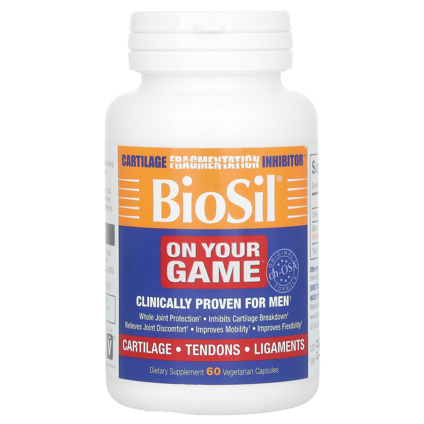 Biosil, On Your Game, 60 Vegetarian Capsules