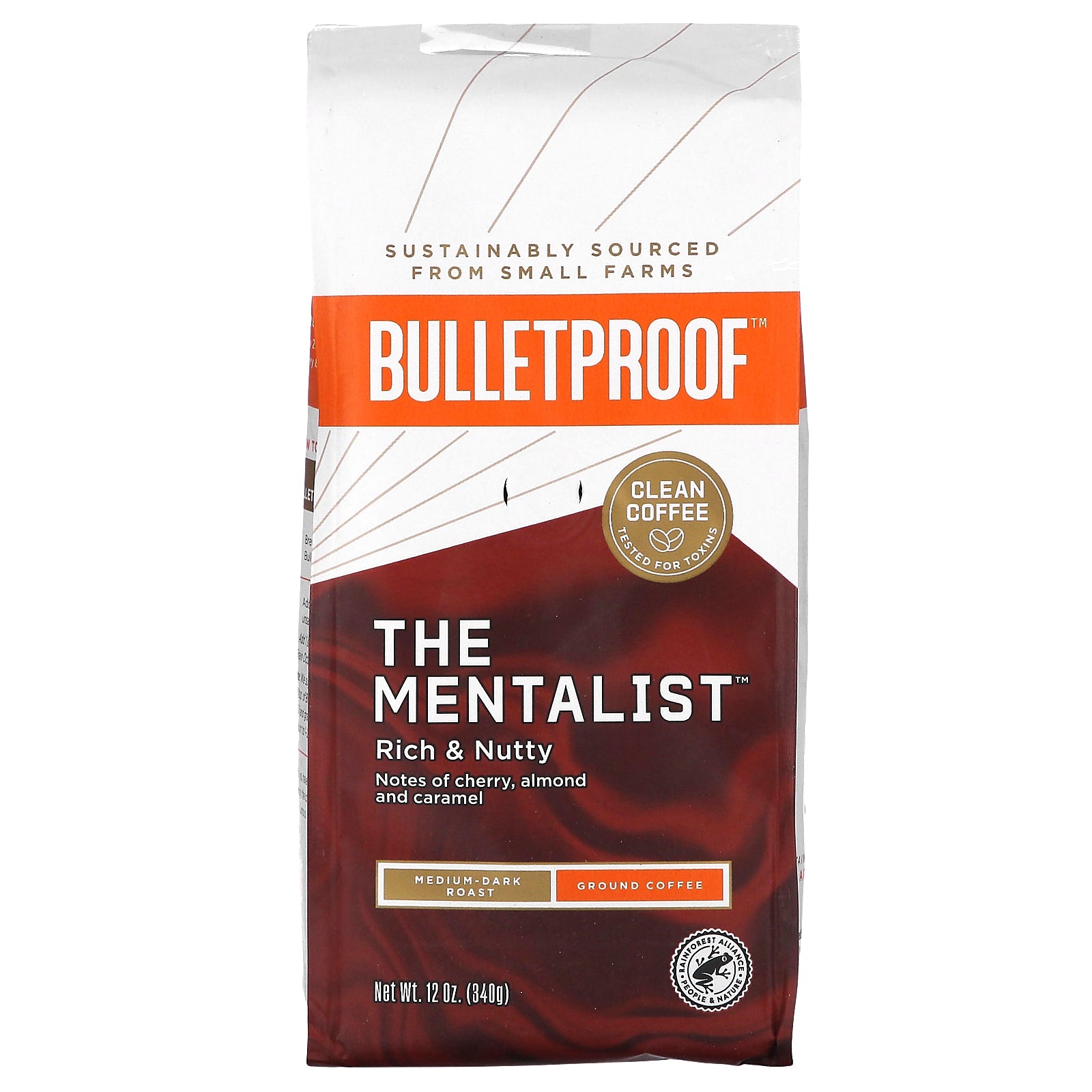 BulletProof, Coffee, The Mentalist, Ground, Medium-Dark Roast, 12 oz (340 g)