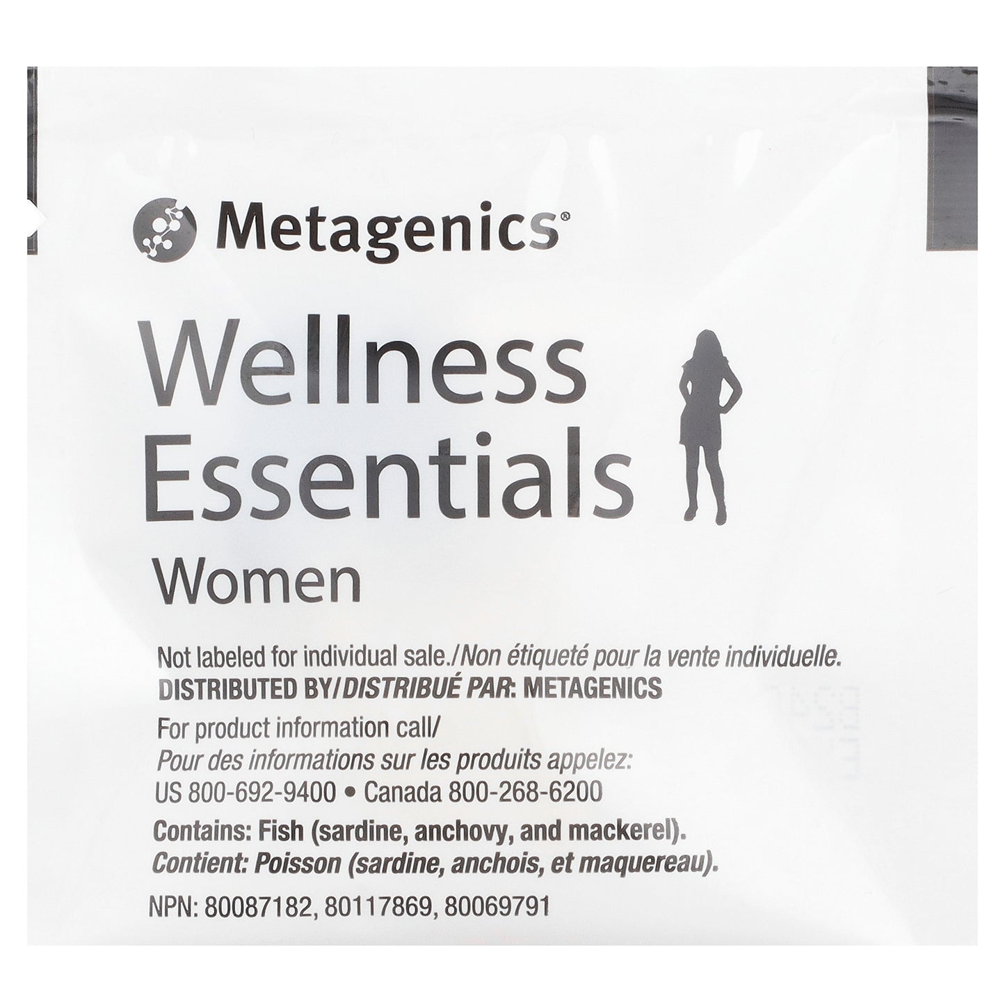 Metagenics, Wellness Essentials®, Women's Daily Packs, 30 Packets