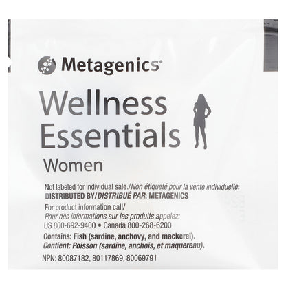 Metagenics, Wellness Essentials®, Women's Daily Packs, 30 Packets