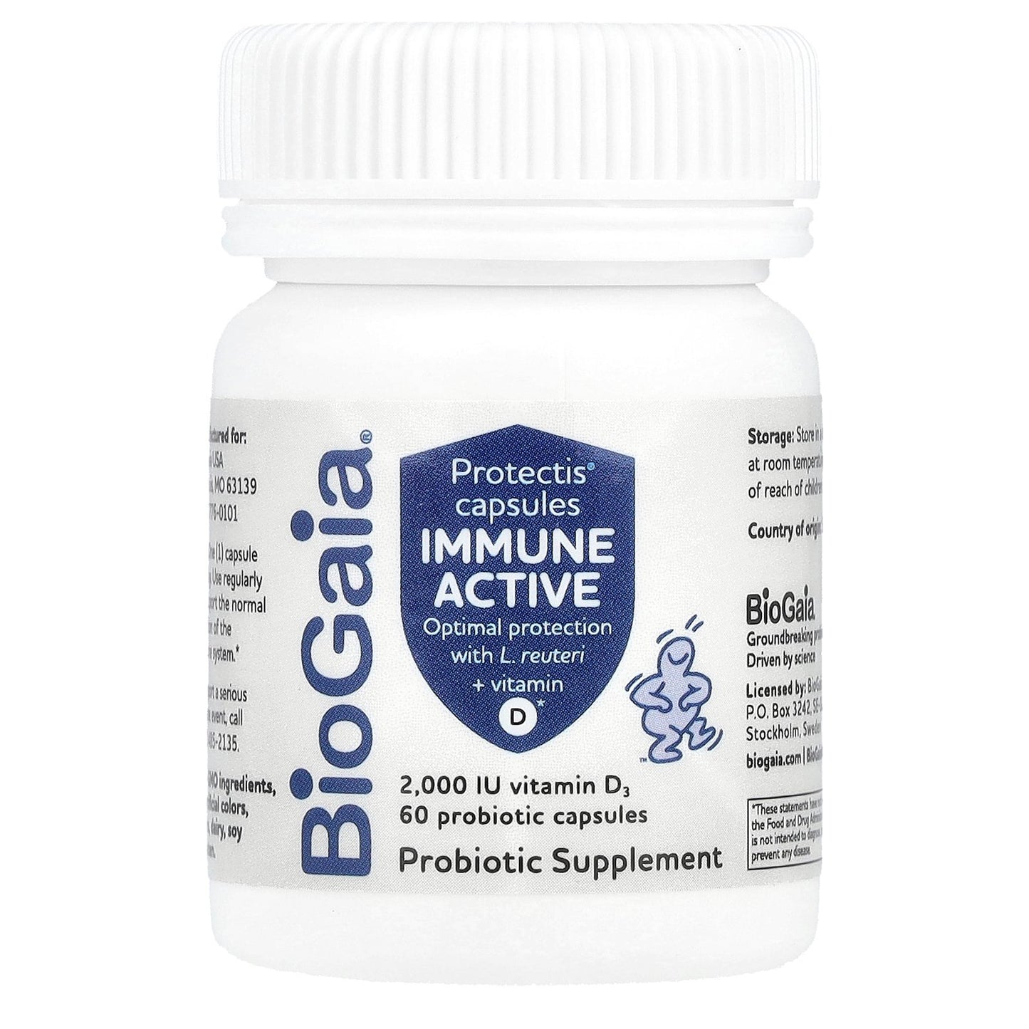 BioGaia, Immune Active, Protectis® Capsules, 60 Capsules