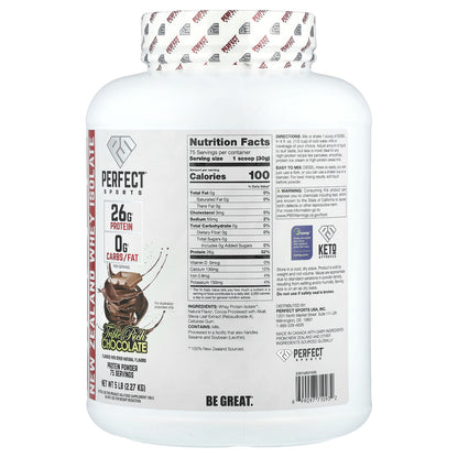PERFECT Sports, Diesel®, New Zealand Whey Isolate, Triple Rich Chocolate, 5 lb (2.27 g)