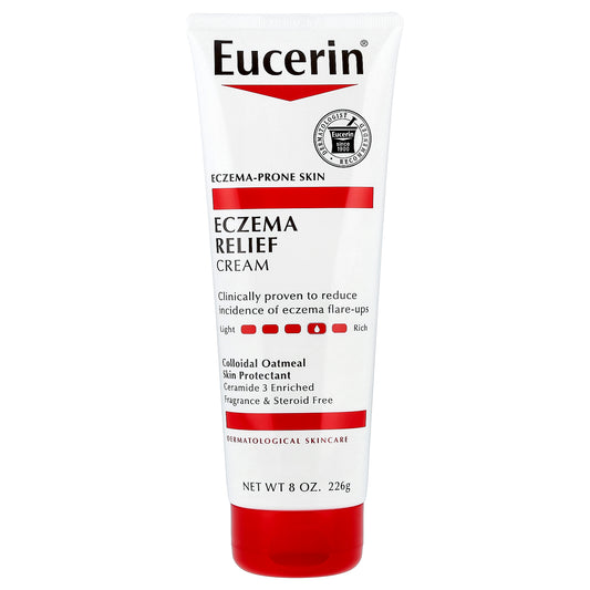 Eucerin, Eczema Relief Cream, Fragrance Free, 8 oz (226 g)