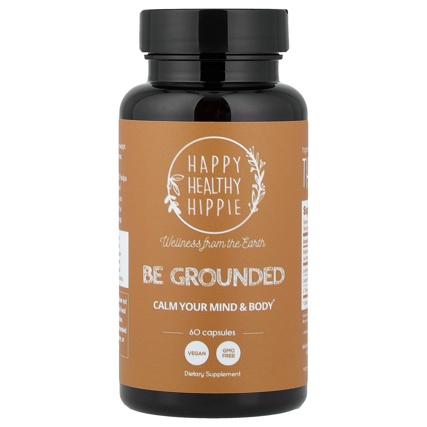 Happy Healthy Hippie, Be Grounded, 60 Capsules