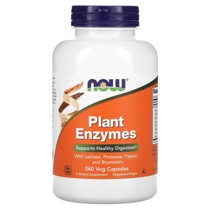 NOW Foods, Plant Enzymes, 240 Veg Capsules