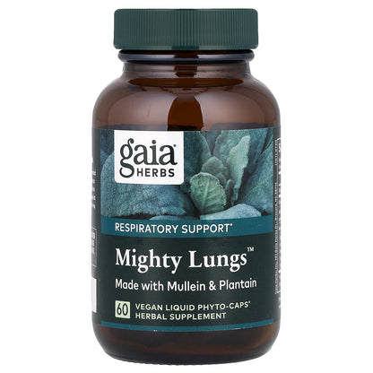 Gaia Herbs, Mighty Lungs™, 60 Liquid Phyto-Caps®
