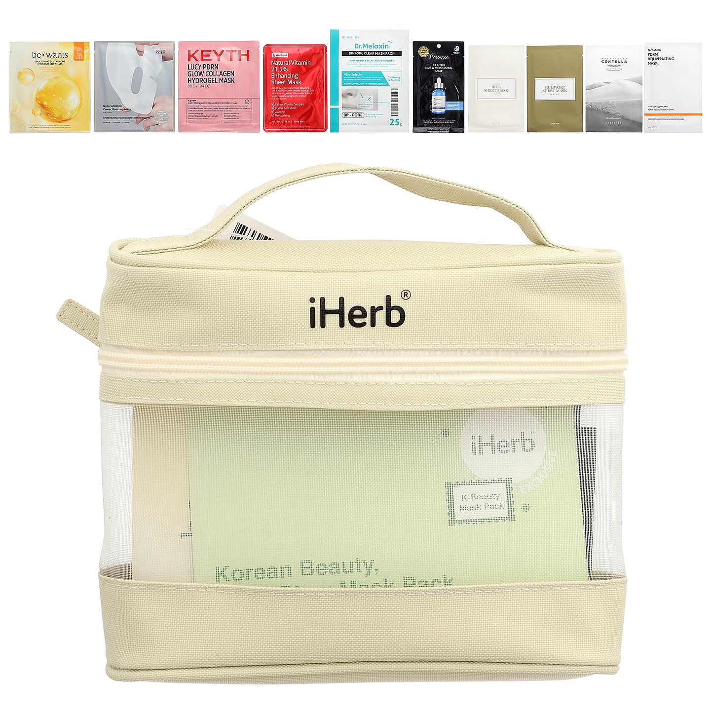 iHerb Exclusive, iHerb Exclusive, Korean Beauty, Daily Glow Beauty Mask Pack Kit, 11 Piece Kit