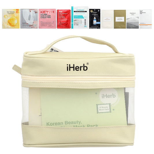 iHerb Exclusive, iHerb Exclusive, Korean Beauty, Daily Glow Beauty Mask Pack Kit, 11 Piece Kit