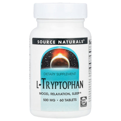 Source Naturals, L-Tryptophan, 60 Tablets