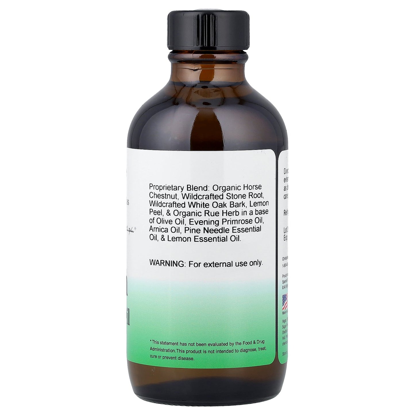 Christopher's Original Formulas, V-Vein Massage Oil, 4 fl oz (118 ml)