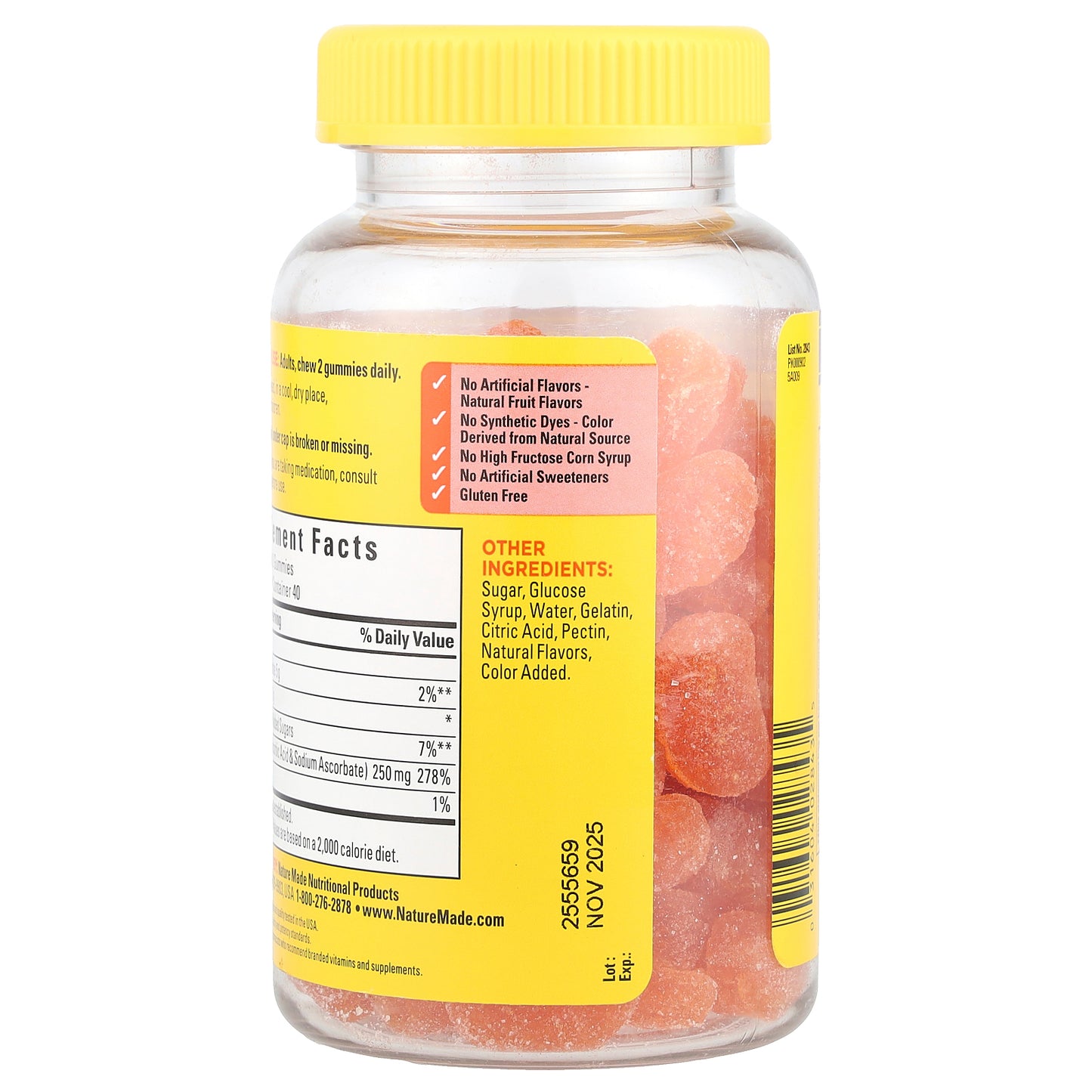 Nature Made, Vitamin C Gummies, Tangerine, 80 Gummies (125 mg per Gummy)