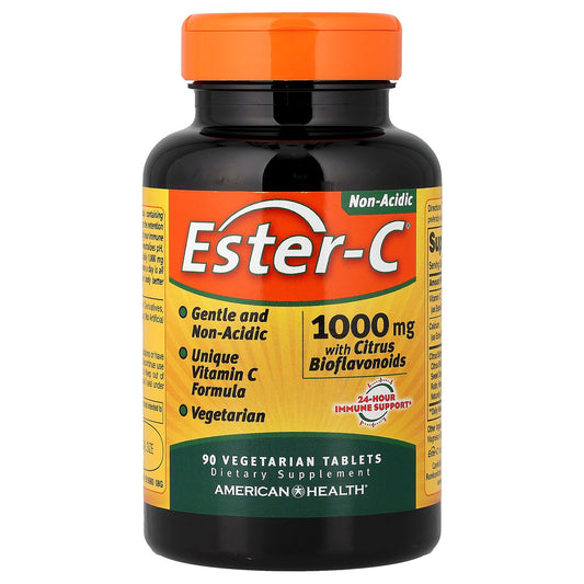 American Health, Ester-C® with Citrus Bioflavonoids, 1,000 mg, 90 Vegetarian Tablets