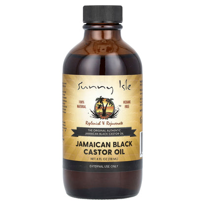 Sunny Isle, Jamaican Black Castor Oil, 4 fl oz (118 ml)