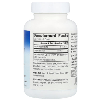 Planetary Herbals, Cat's Claw, 750 mg, 90 Tablets