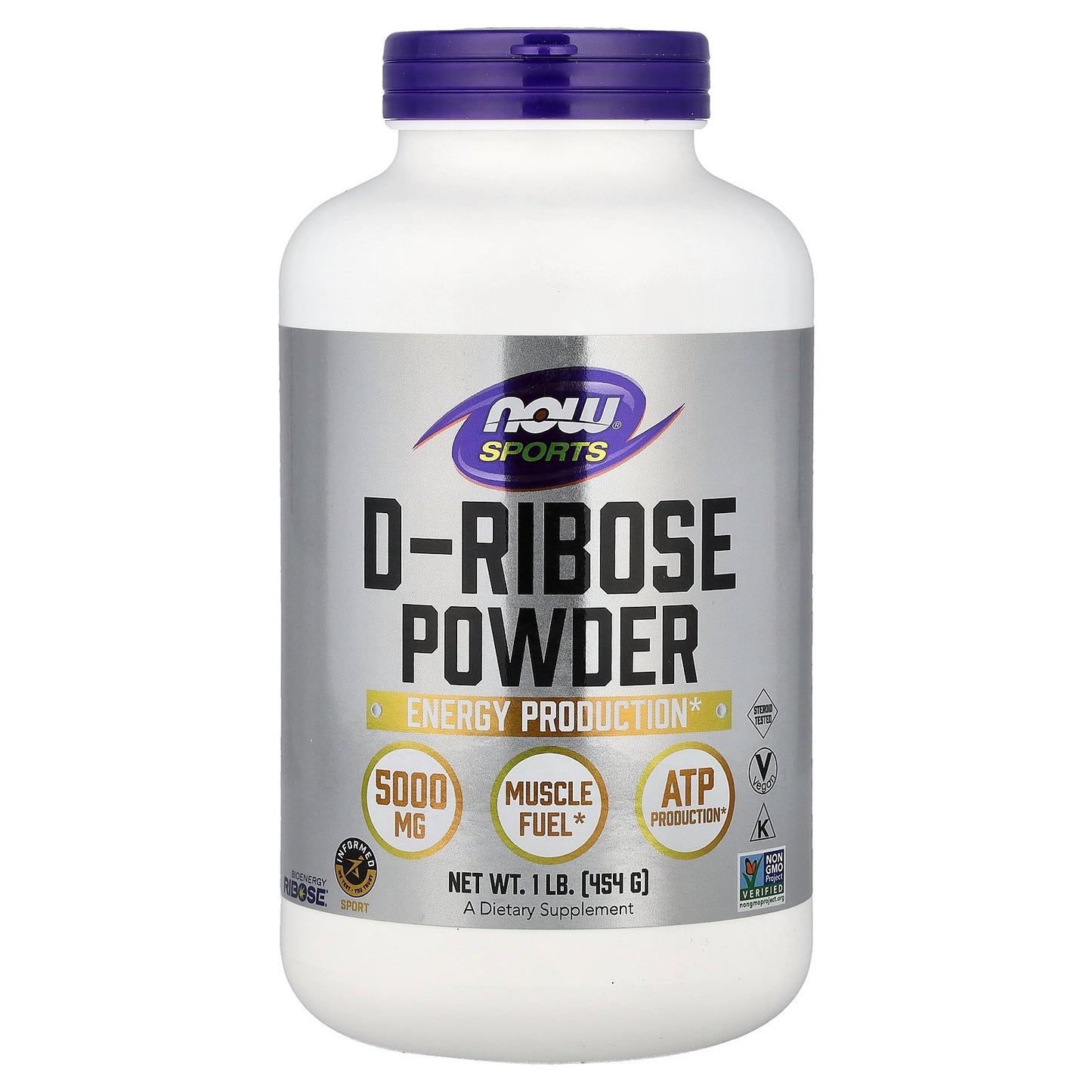NOW Foods, Sports, D-Ribose Powder, 1 lb (454 g)