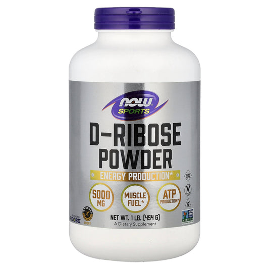 NOW Foods, Sports, D-Ribose Powder, 1 lb (454 g)