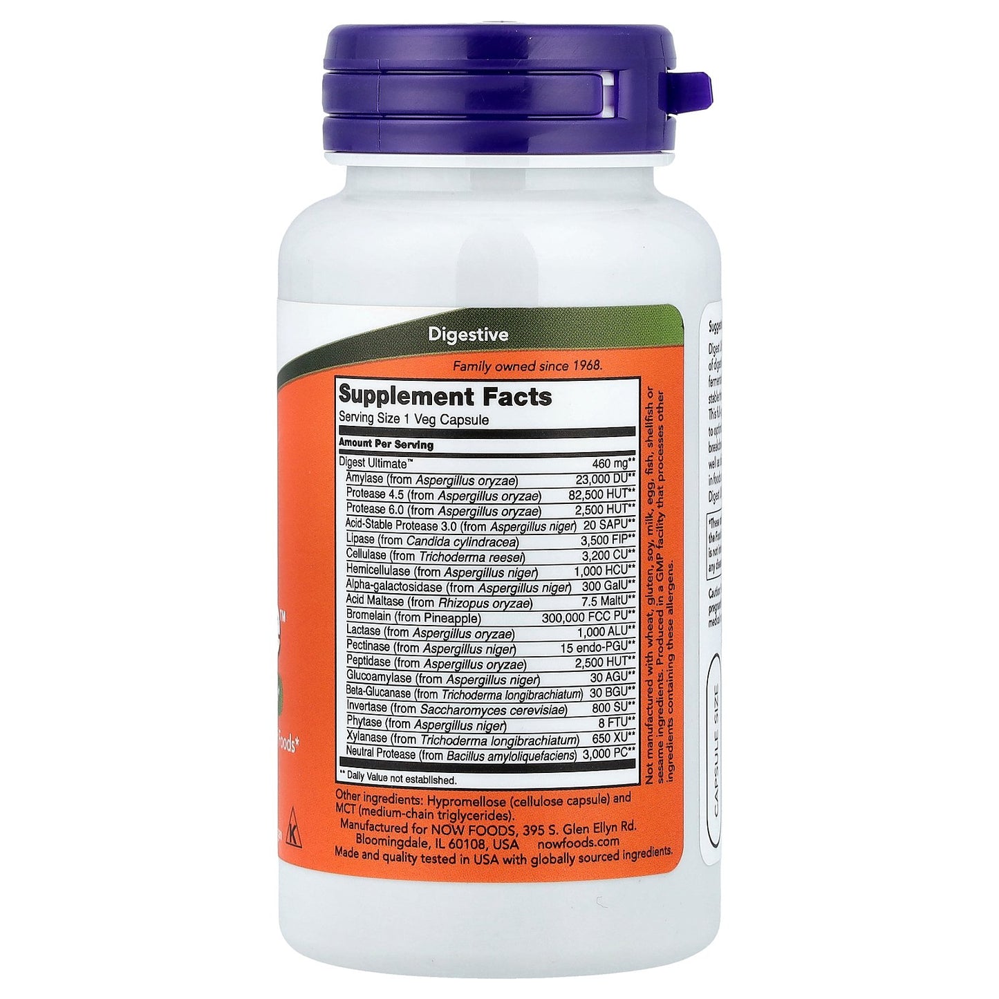 NOW Foods, Digest Ultimate™, 60 Veg Capsules
