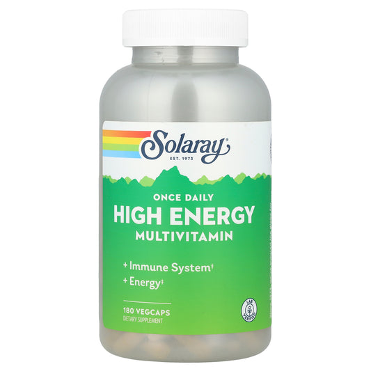 Solaray, Once Daily High Energy Multivitamin, 180 VegCaps