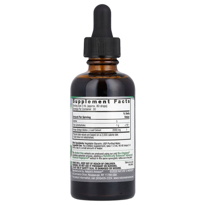 Nature's Answer, Ginkgo Leaf, Fluid Extract, Alcohol-Free, 2 fl oz (60 ml)