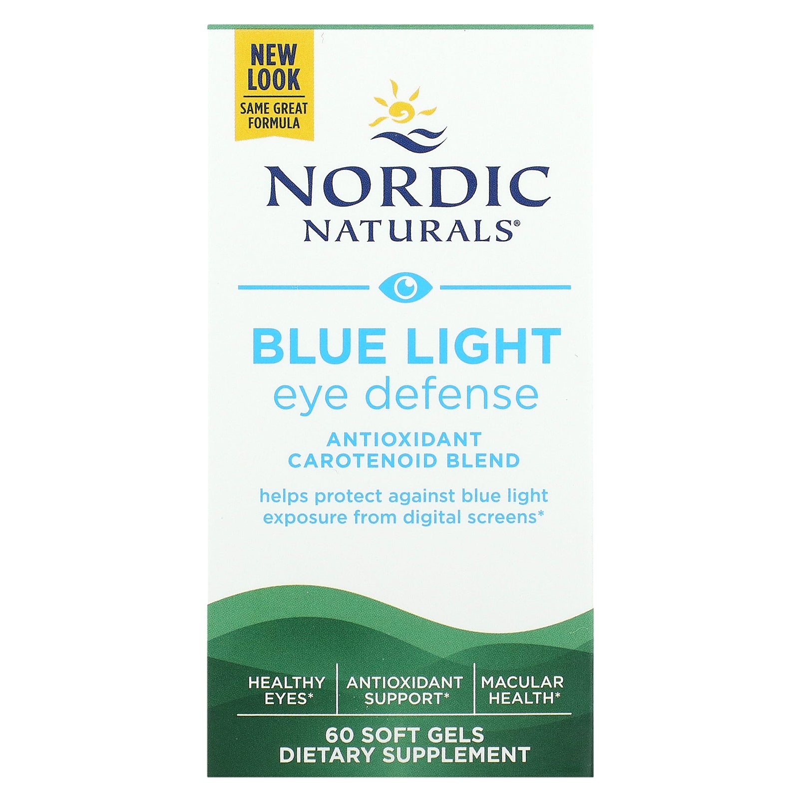 Nordic Naturals, Blue Light Eye Defense, 60 Softgels