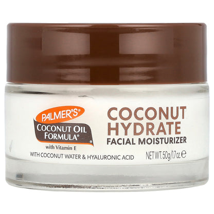 Palmer's, Coconut Oil Formula® with Vitamin E, Coconut Hydrate Facial Moisturizer, 1.7 oz (50 g)