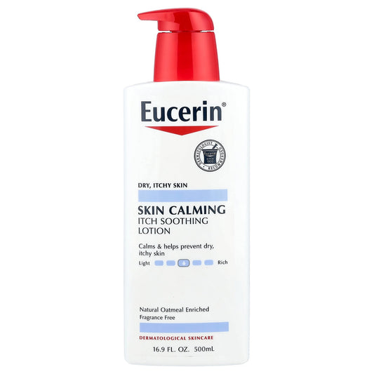 Eucerin, Skin Calming Lotion, Fragrance Free, 16.9 fl oz (500 ml)