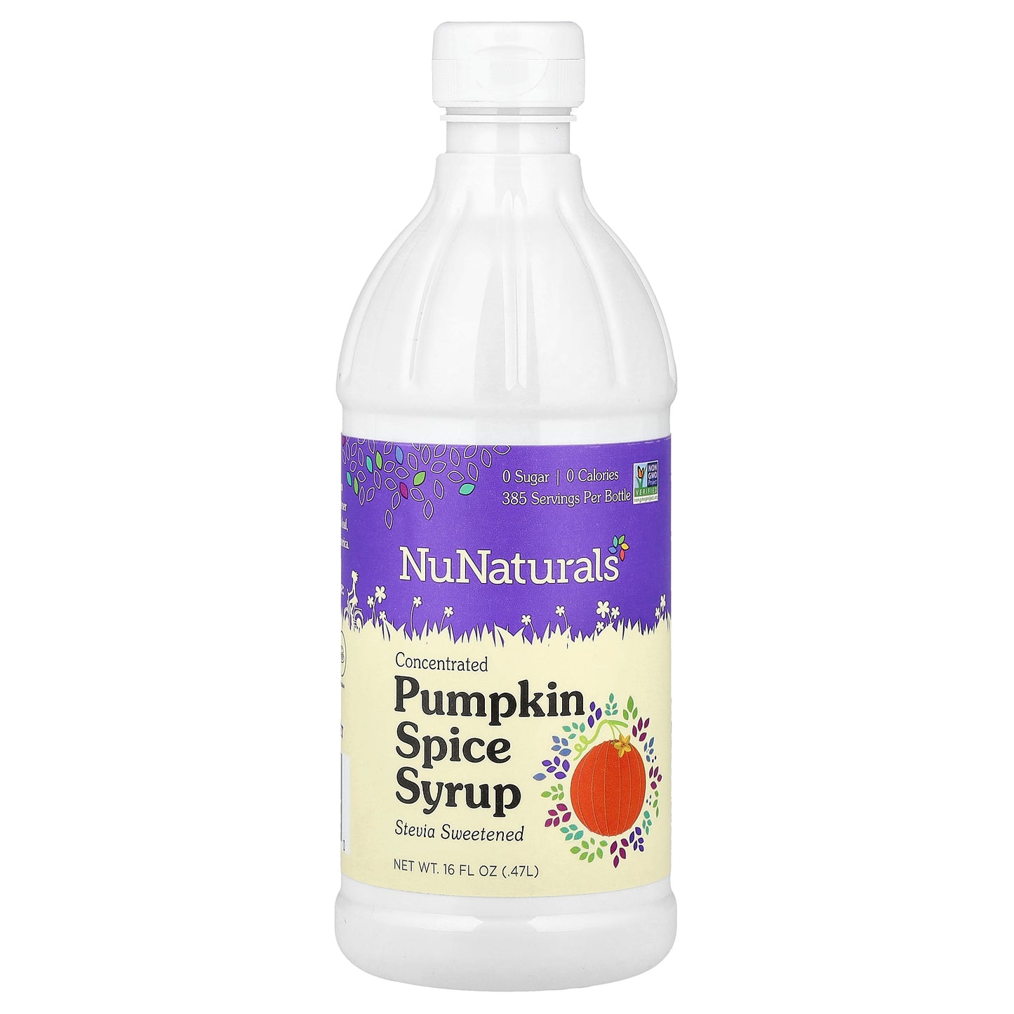 NuNaturals, Concentrated Pumpkin Spice Syrup, 16 fl oz (0.47 l)