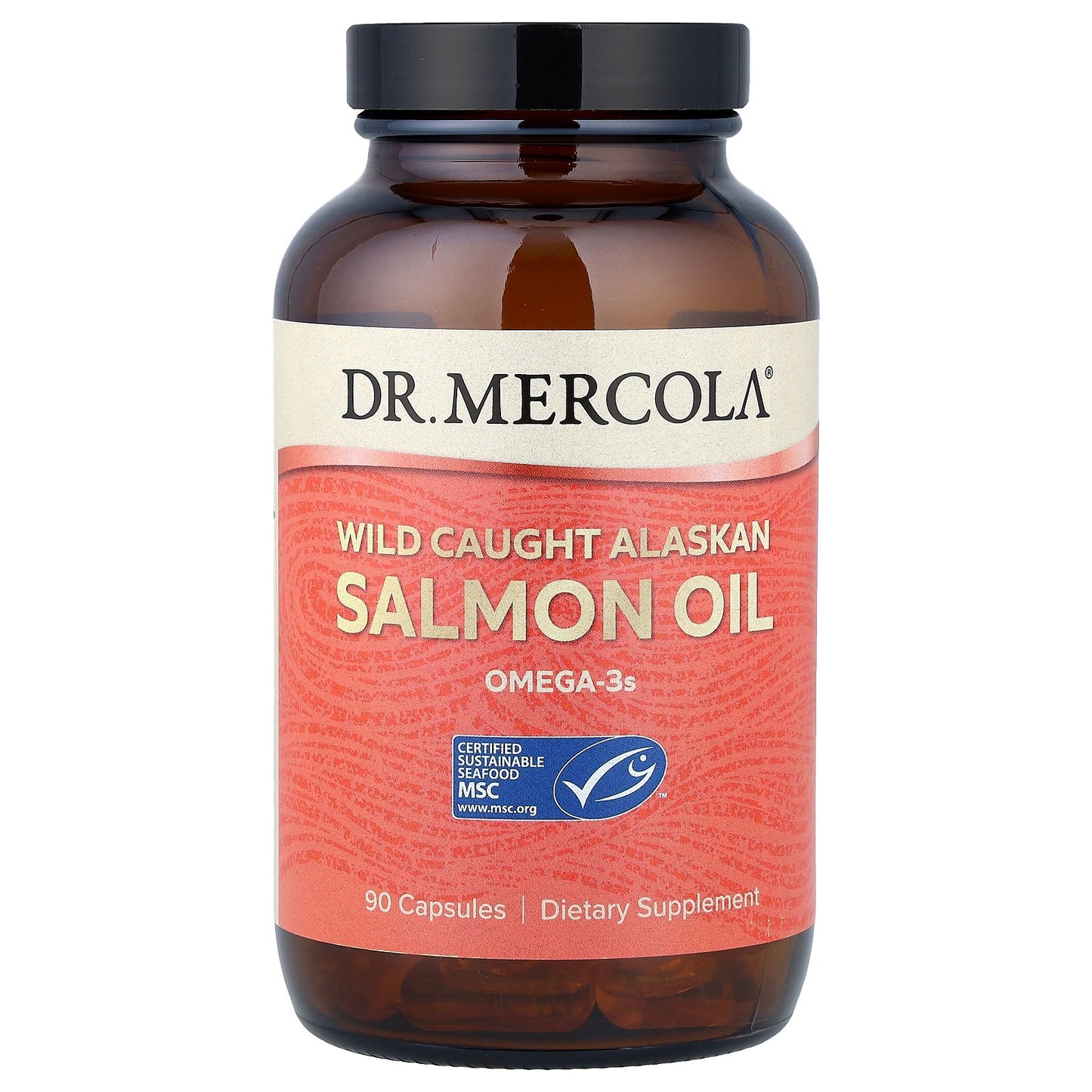 Dr. Mercola, Wild Caught Alaskan Salmon Oil, 90 Capsules