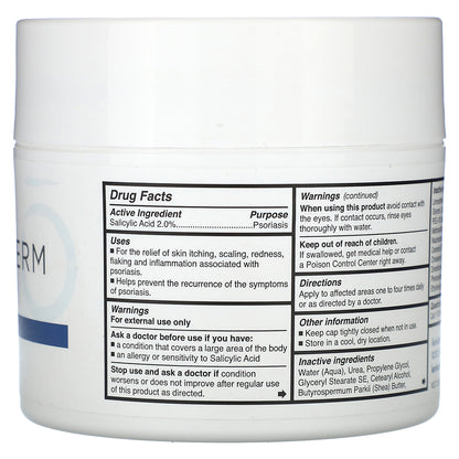 Kenkoderm, 2% Salicylic Acid Moisturizing Cream, Fragrance Free, 10 fl oz (295 ml)