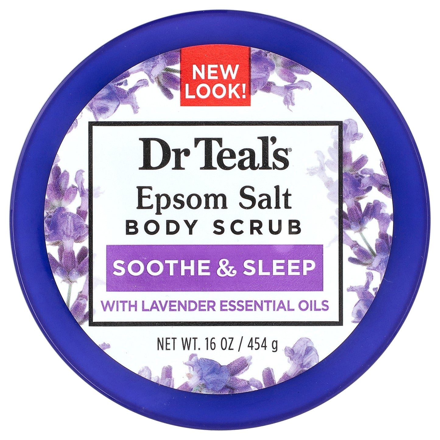 Dr. Teal's, Epsom Salt Body Scrub, Lavender, 16 oz (454 g)