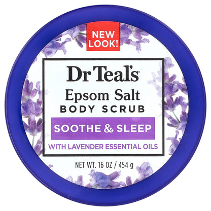 Dr. Teal's, Epsom Salt Body Scrub, Lavender, 16 oz (454 g)