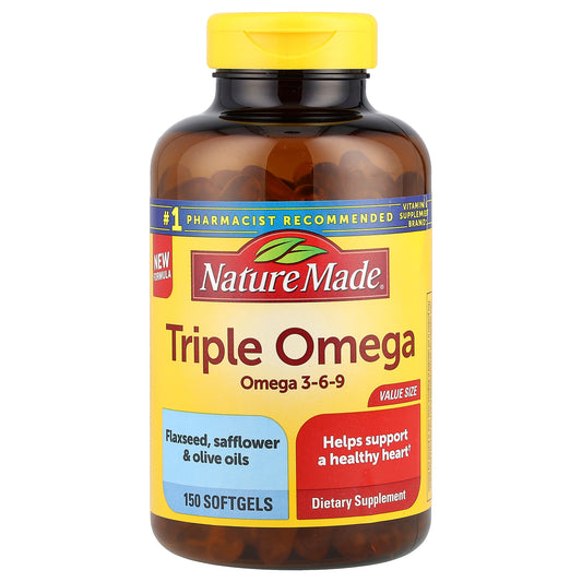 Nature Made, Triple Omega, 150 Softgels