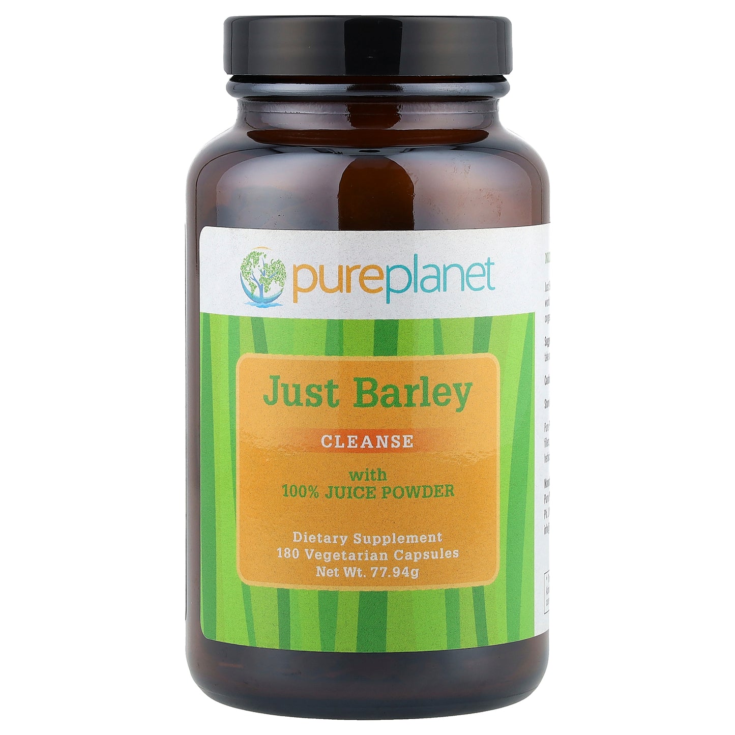 Pure Planet, Just Barley, 180 Vegetarian Capsules (333 mg per Capsule)