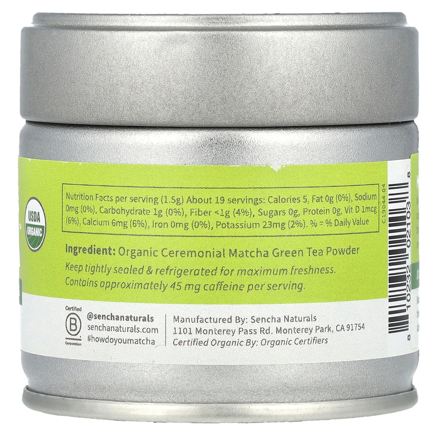 Sencha Naturals, Organic Emperor's Matcha™, 1 oz (28 g)