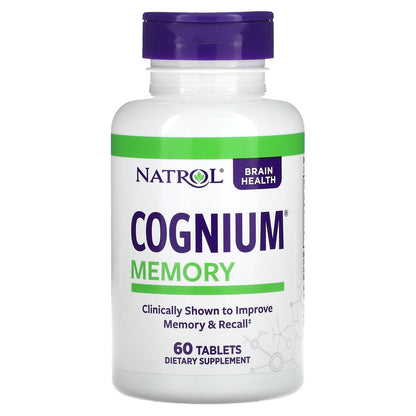 Natrol, Cognium Memory, 60 Tablets