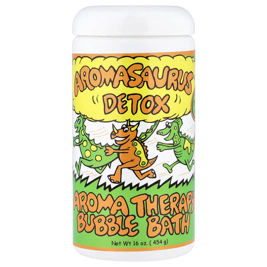 Abra Therapeutics, Aromasaurus Detox, Aroma Therapy Bubble Bath For Children, 16 oz (454 g)