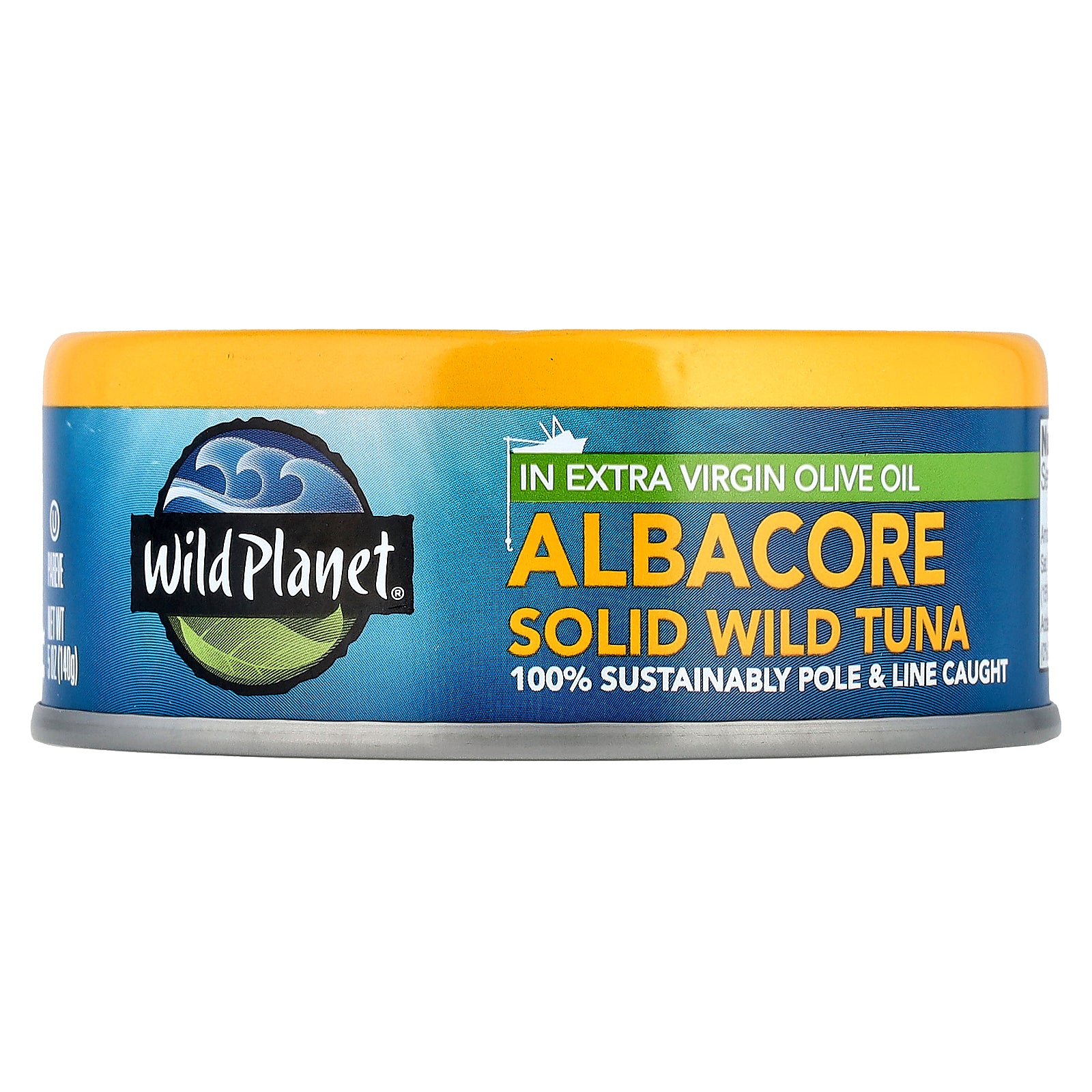 Wild Planet, Albacore Solid Wild Tuna In Extra Virgin Olive Oil,  5 oz (140 g)