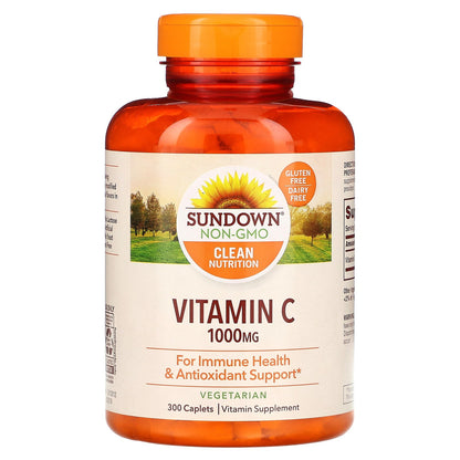 Sundown Naturals, Vitamin C, 1,000 mg, 300 Caplets