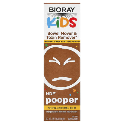 Bioray, Kids, NDF® Pooper, Mango, 2 fl oz (59 ml)