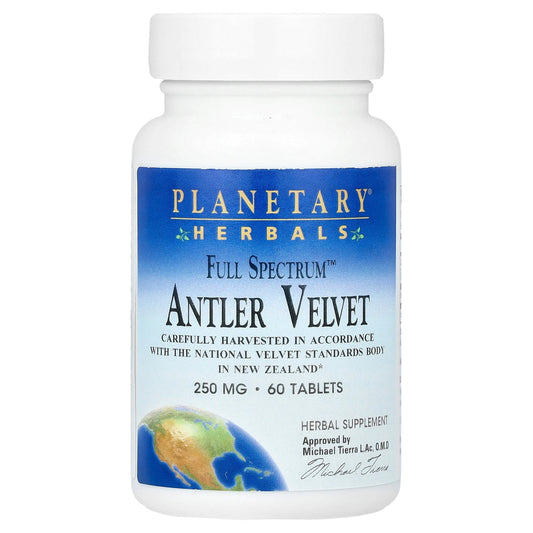 Planetary Herbals, Full Spectrum™ Antler Velvet, 60 Tablets (250 mg per Tablet)