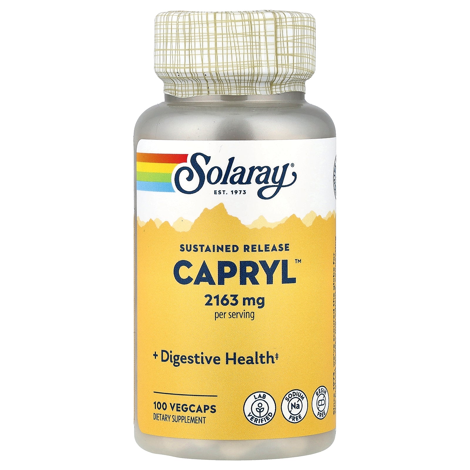 Solaray, Capryl™, 100 VegCaps