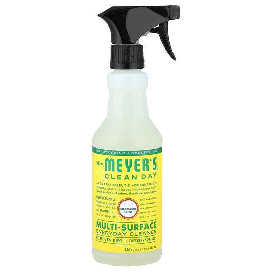 Mrs. Meyers Clean Day, Multi-Surface Everyday Cleaner, Honeysuckle, 16 fl oz (473 ml)